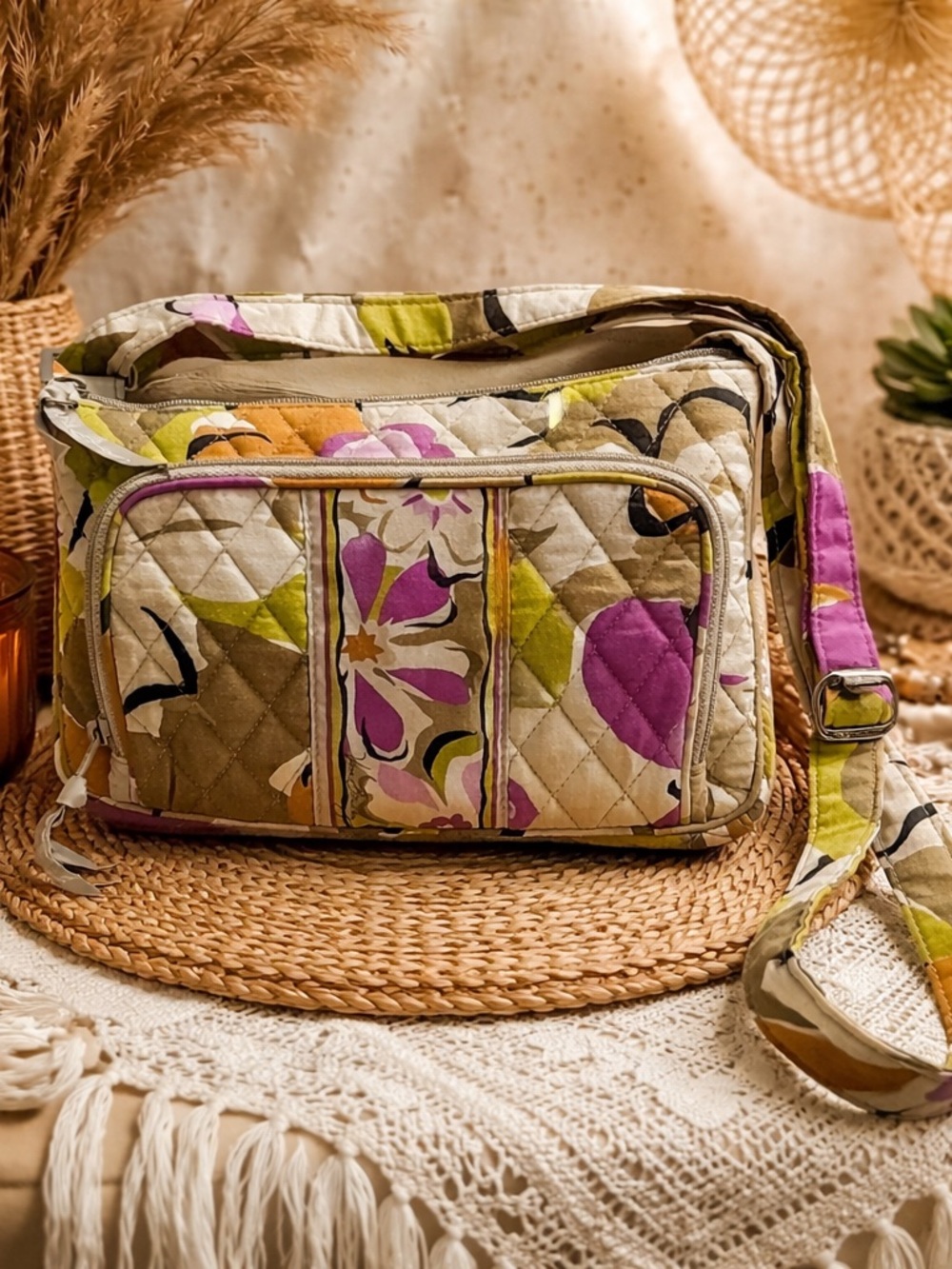Vera Bradley Portobello Road Crossbody Bag – Retired Floral Print